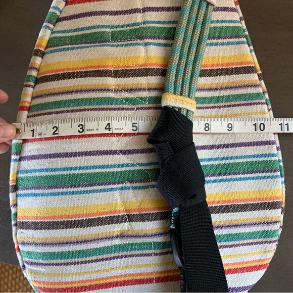 KAVU Interwoven Prism Stripe Rope Sling Bag - Picture 16 of 16